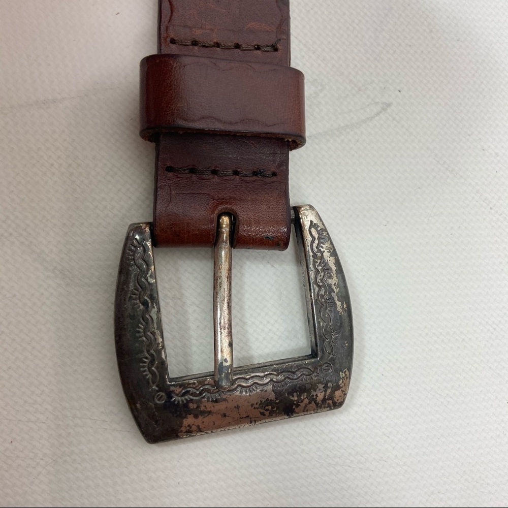 Mexican leather concho belt. 30 - Picture 8 of 8